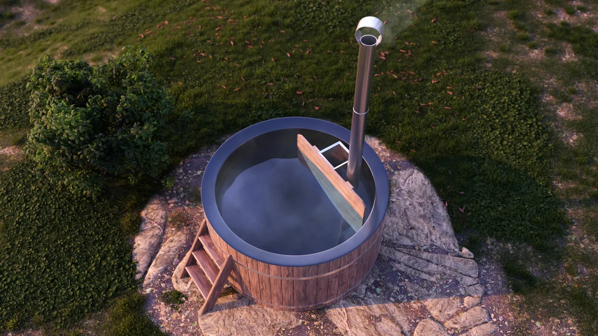 Бочковая сауна Baltic Loghouse