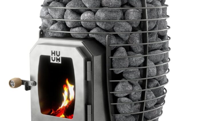 HUUM saunakeris tulega - fotorealistlik 3D render