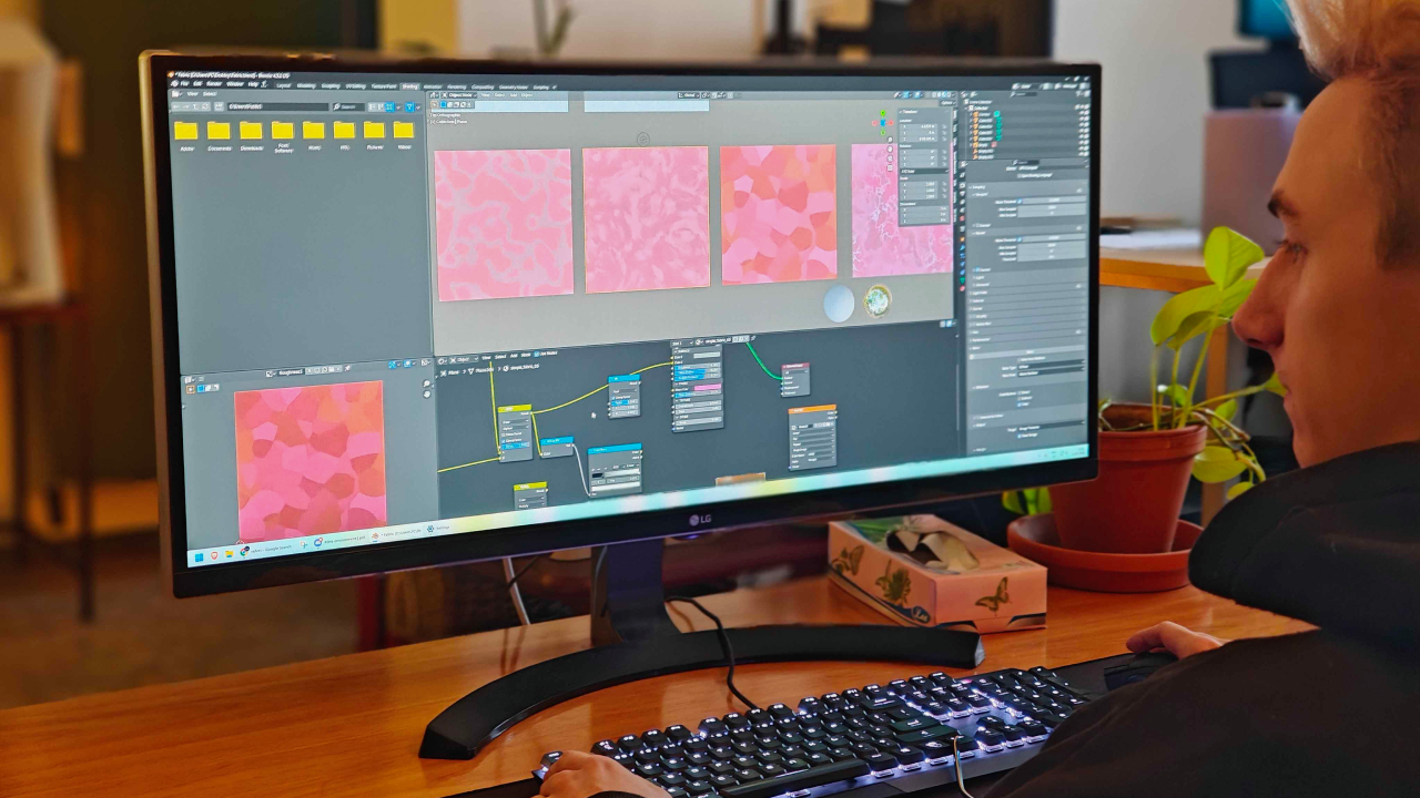 Praktikant õpib praktilisi oskusi juhendaja toel, 3d printimine tartus